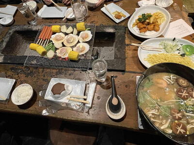 修学旅行　小樽　夕食